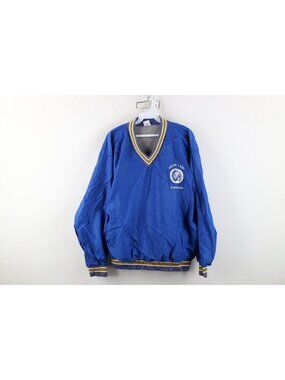 Vtg 80s Russell Athletic Mens XL Indian Land Warriors Lined Windbreaker Jacket